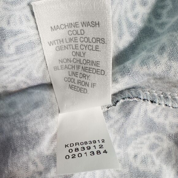 J. Jill Paisley Mixed Print Long Sleeve Shift Dress Petite Medium Boho Lagenlook - Picture 12 of 12